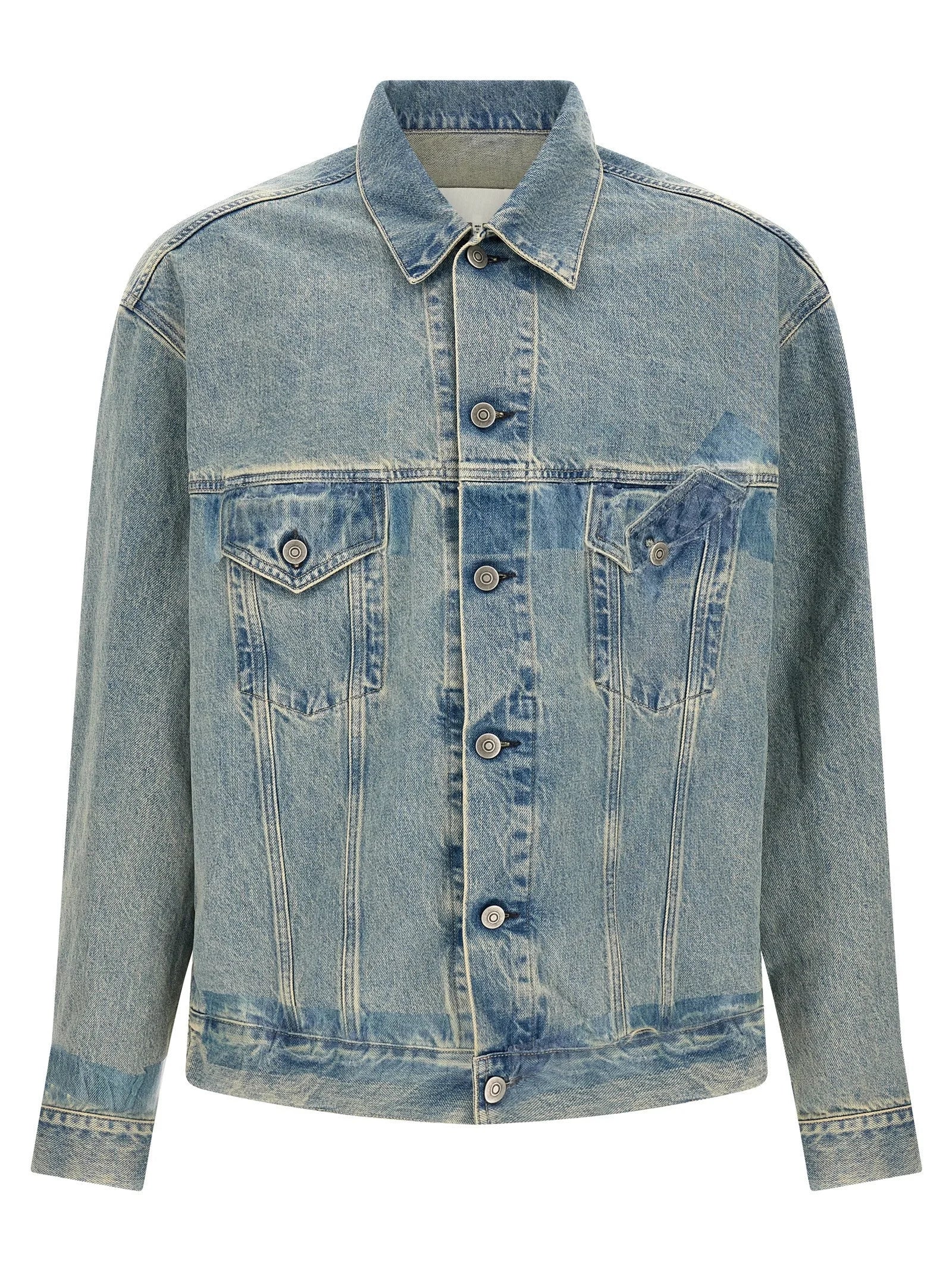 Maison Margiela Blue Cotton Denim Jacket