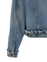 Maison Margiela Blue Cotton Denim Jacket