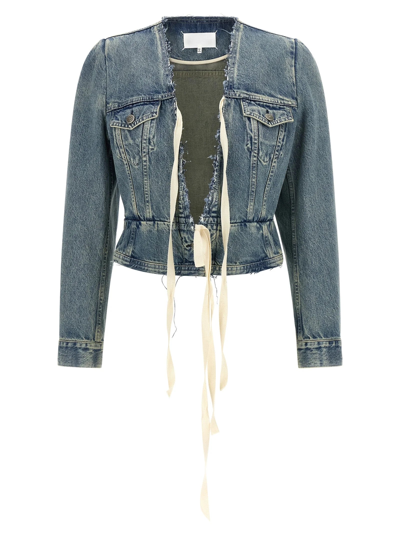 Maison Margiela Blue Cotton Denim Jacket