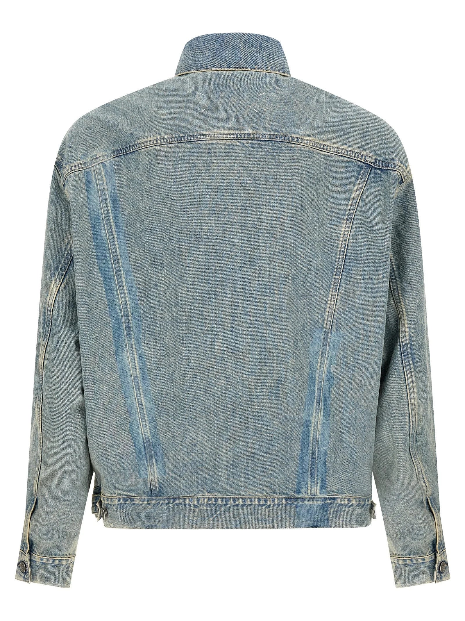 Maison Margiela Blue Cotton Denim Jacket