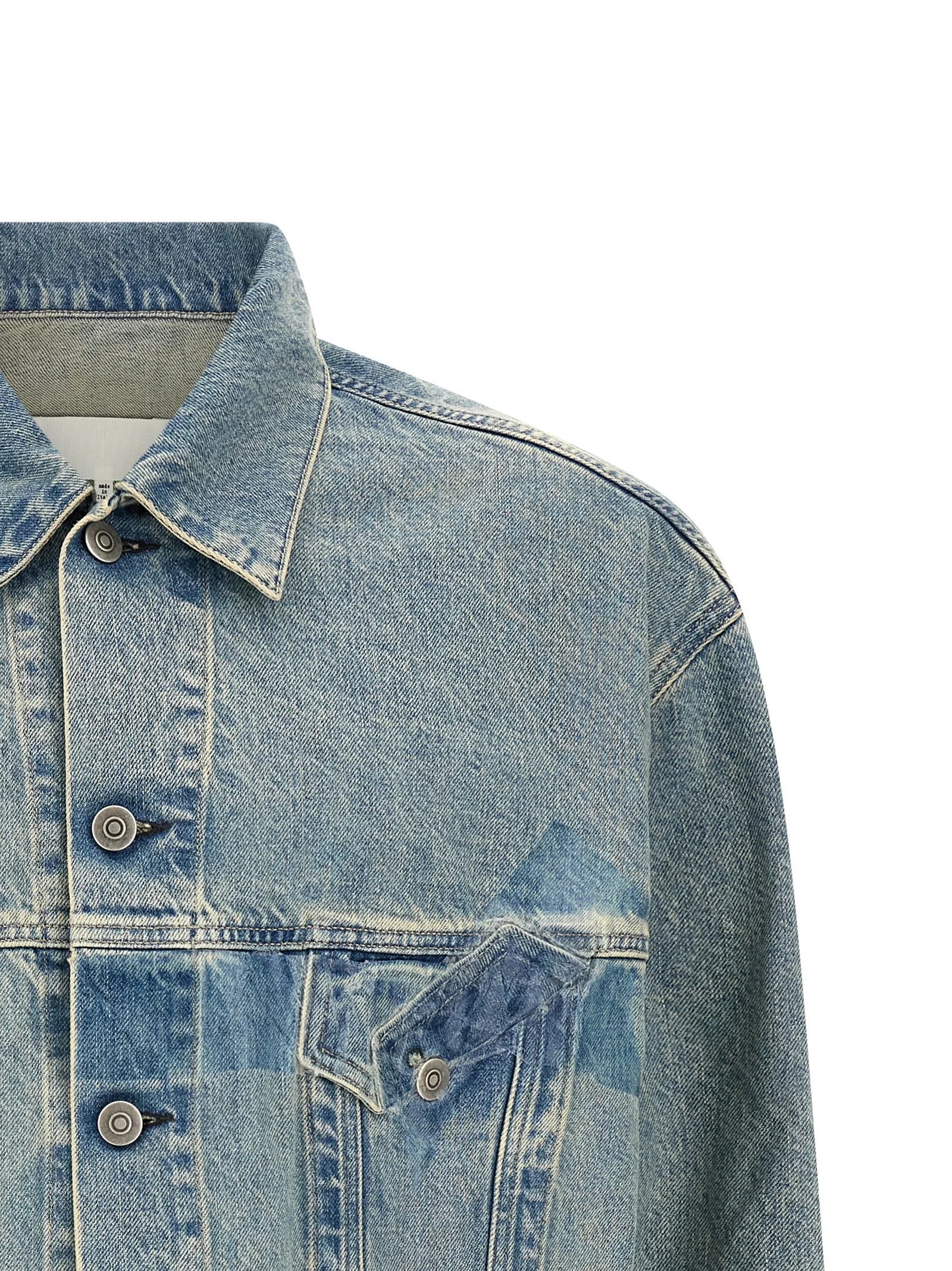 Maison Margiela Blue Cotton Denim Jacket