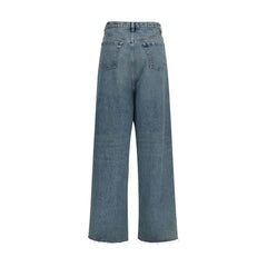 Maison Margiela Blue Cotton High-Waisted Jean - 26