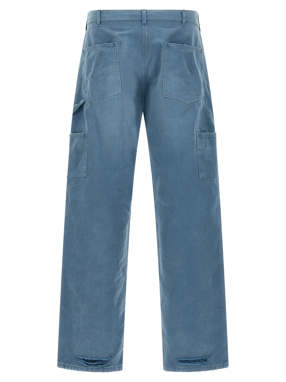 Maison Margiela Blue Cotton Straight-Leg Jeans - W30