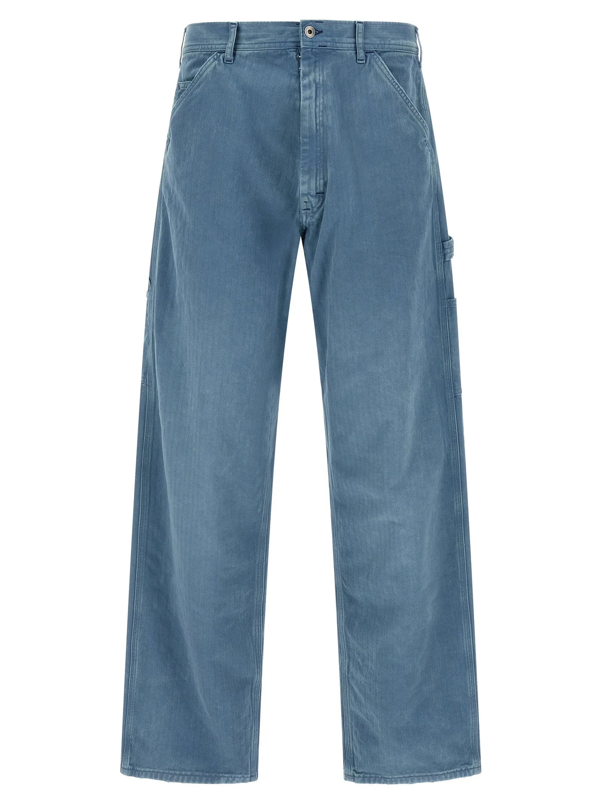 Maison Margiela Blue Cotton Straight-Leg Jeans - W30