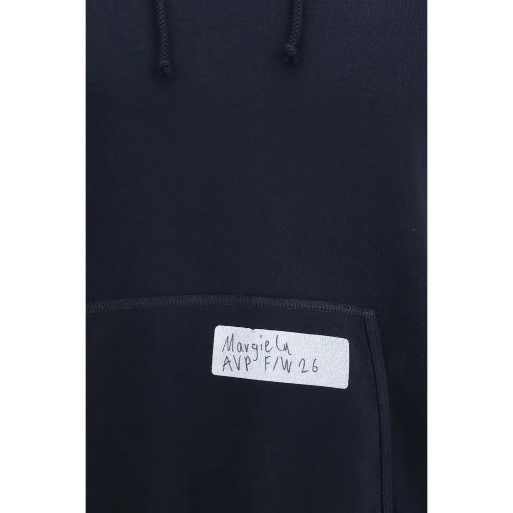 Maison Margiela Blue Cotton Sweatshirt