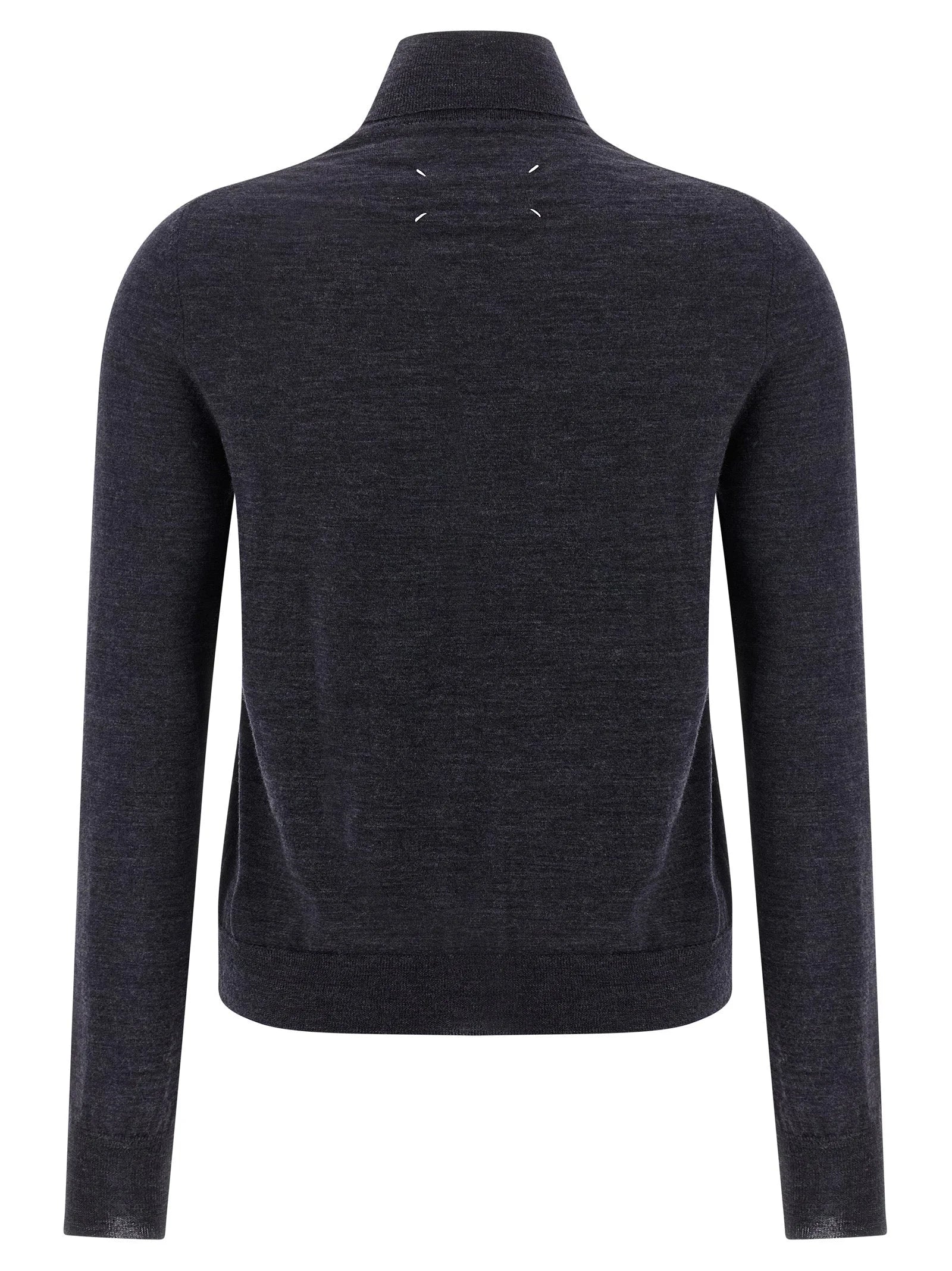 Maison Margiela Blue Wool Cardigan
