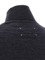Maison Margiela Blue Wool Cardigan
