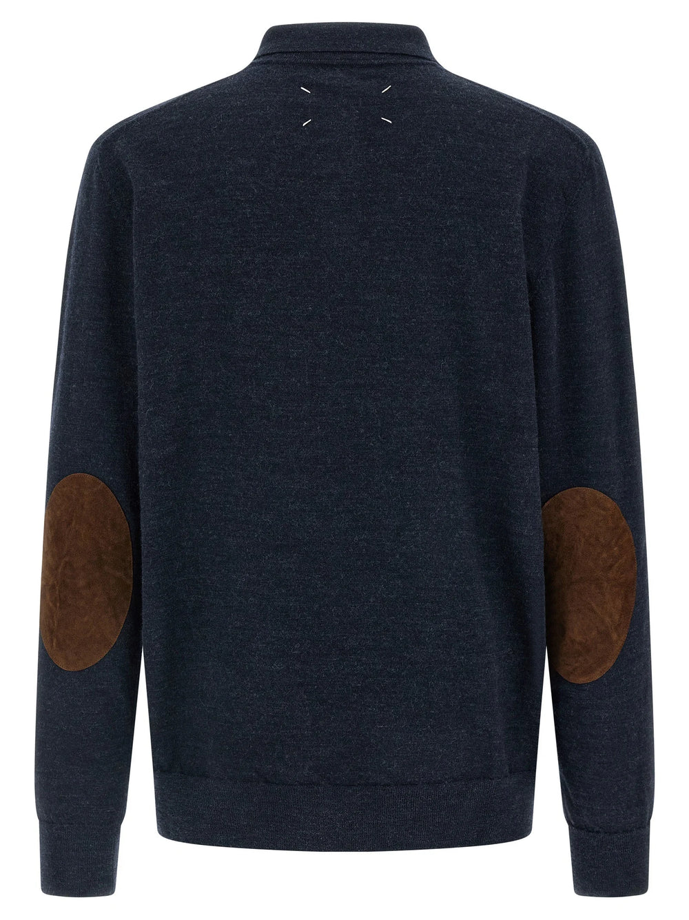 Maison Margiela Blue Wool Polo Shirt - XL