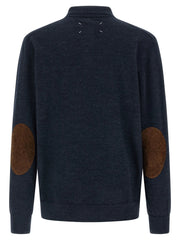 Maison Margiela Blue Wool Polo Shirt - XL