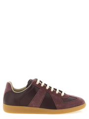 Maison Margiela Bordeaux Calfskin Low Top Sneakers - EU 41 | US 8