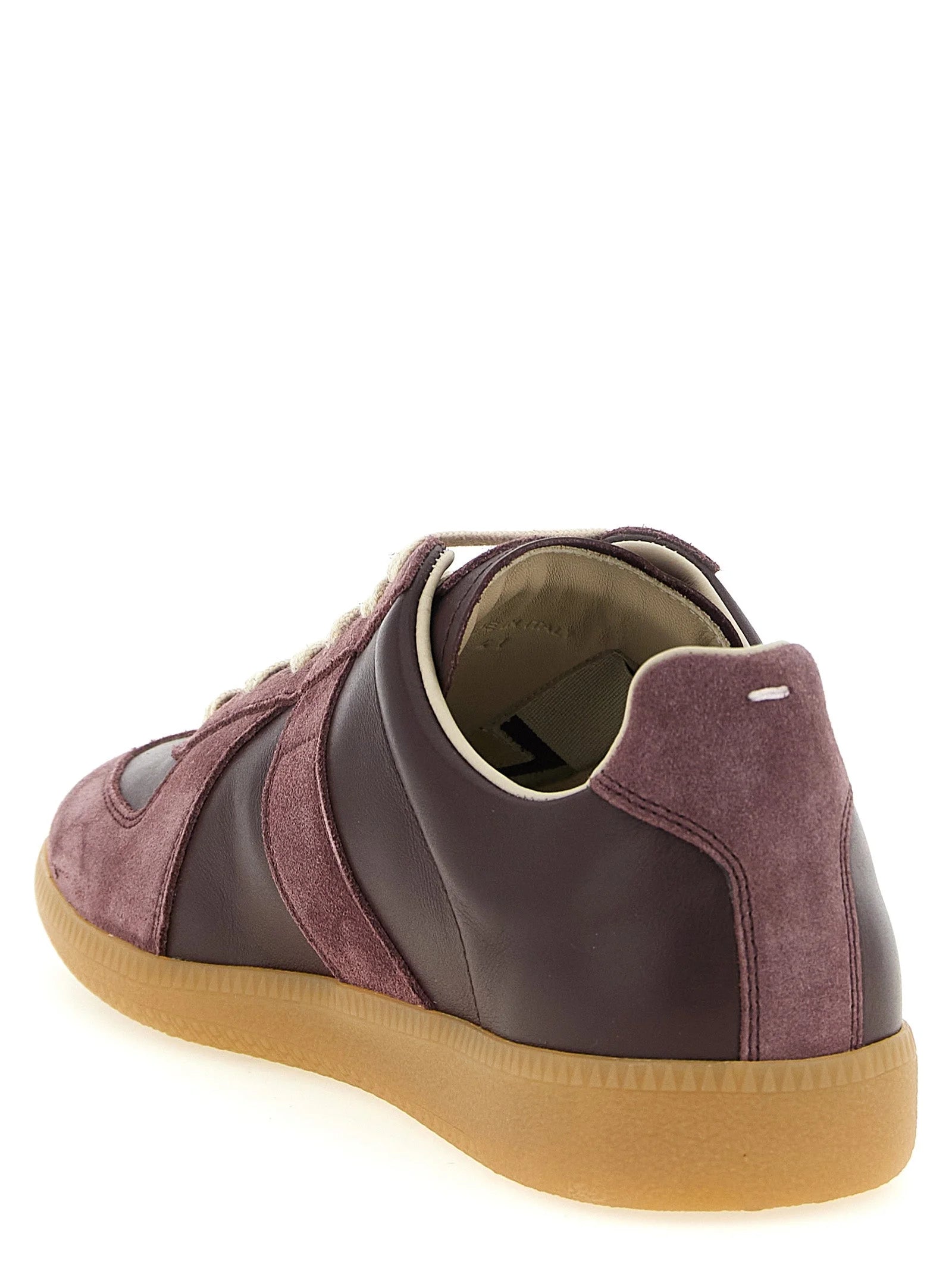 Maison Margiela Bordeaux Calfskin Low Top Sneakers - EU 41 | US 8