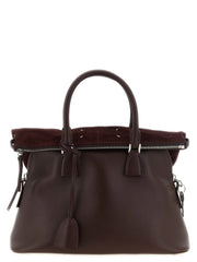 Maison Margiela Bordeaux Calfskin Shoulder Bag