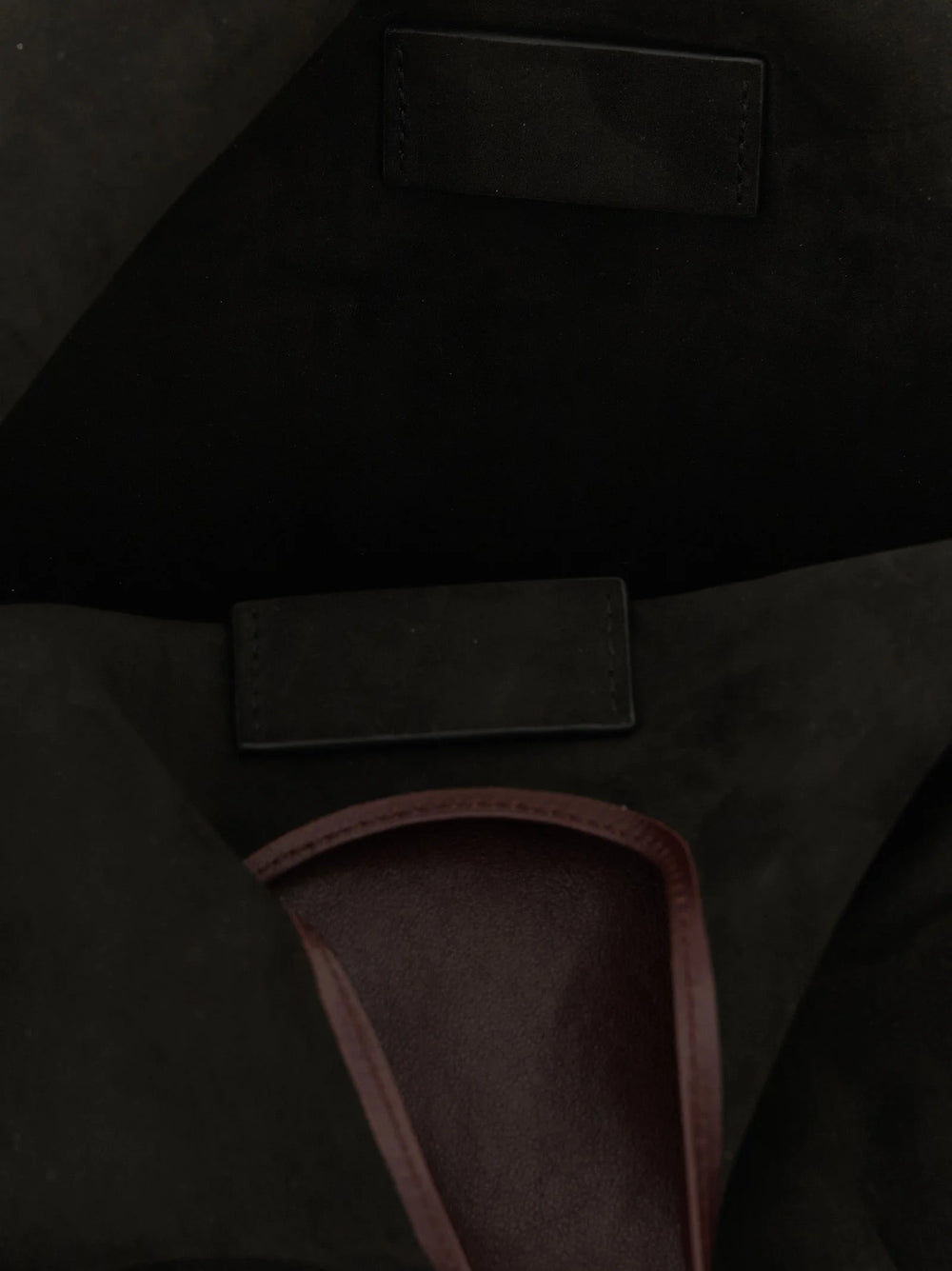 Maison Margiela Bordeaux Lamb Leather Shoulder Bag