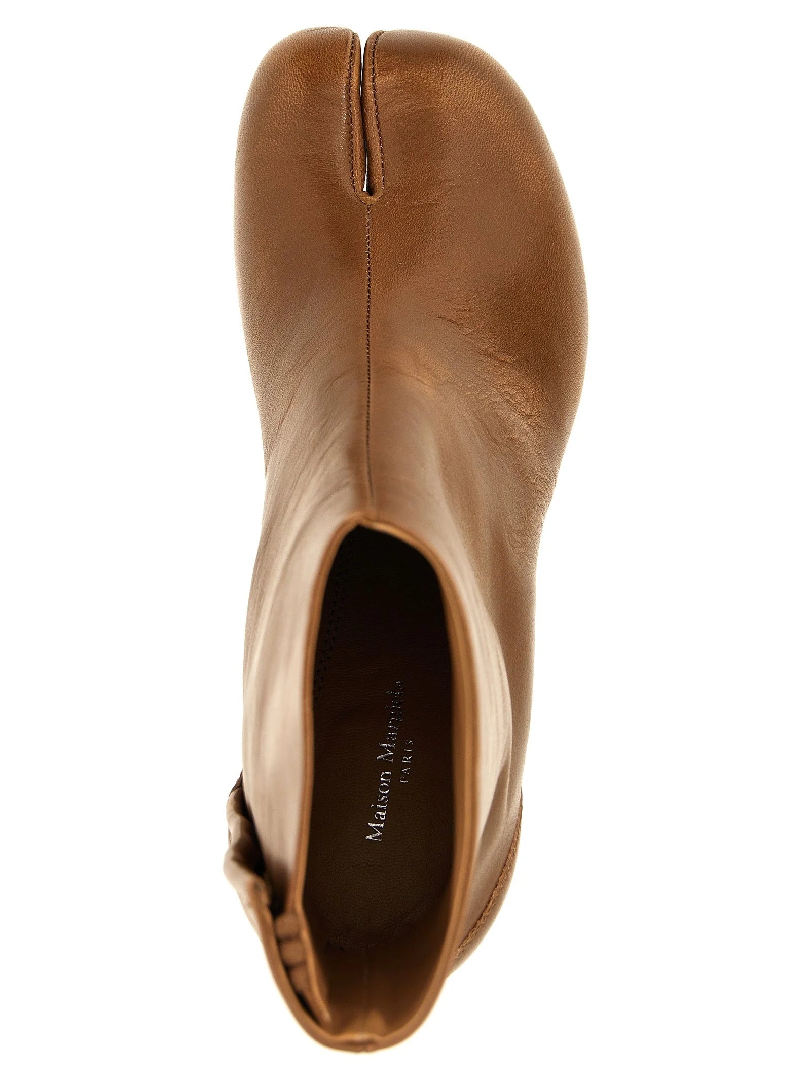 Maison Margiela Brown Calfskin Ankle Boots - EU35.5/US5.5