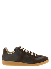 Maison Margiela Brown Calfskin Athletic Sneakers - EU43.5/US10.5