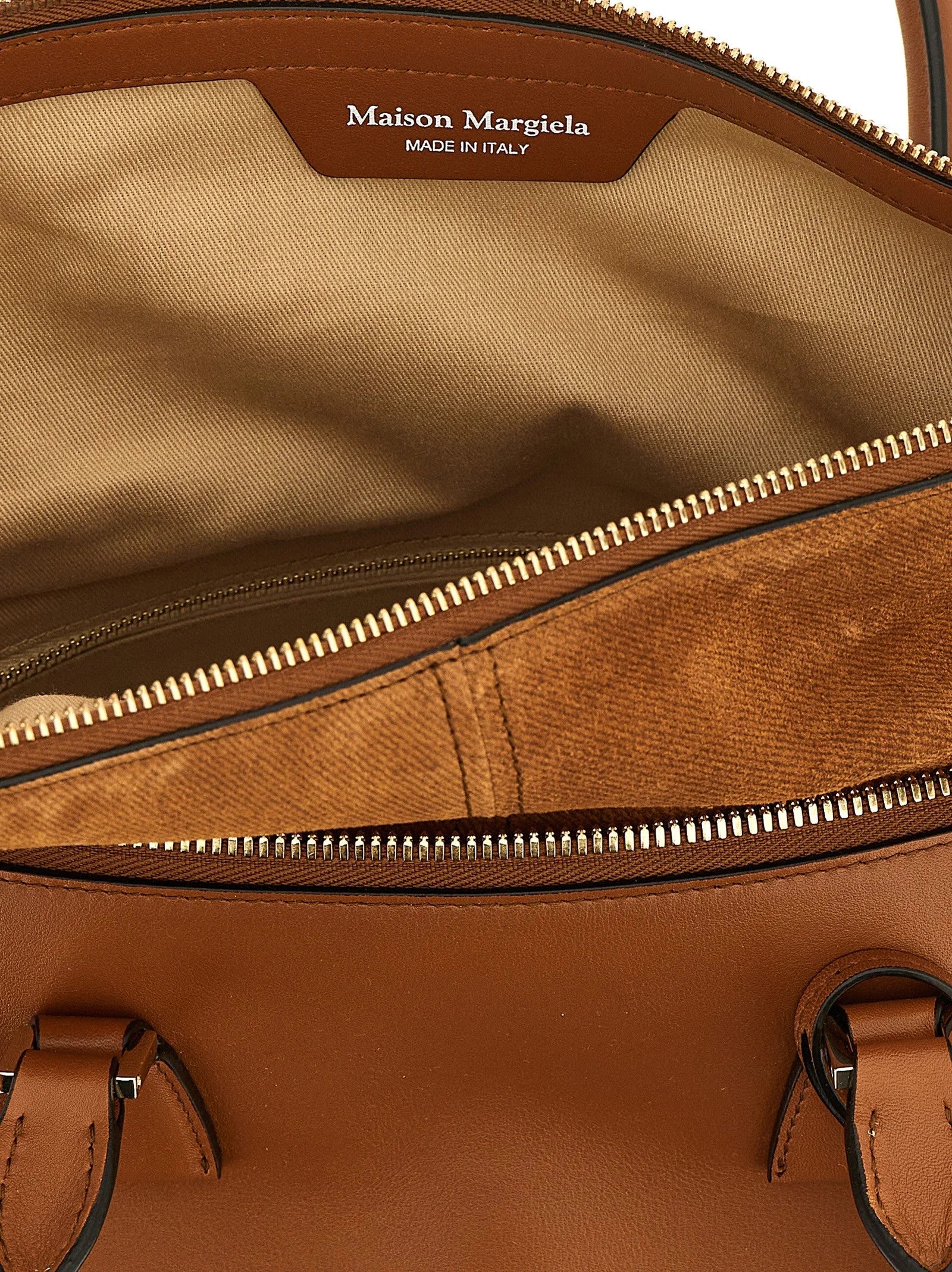 Maison Margiela Brown Calfskin Shoulder Bag