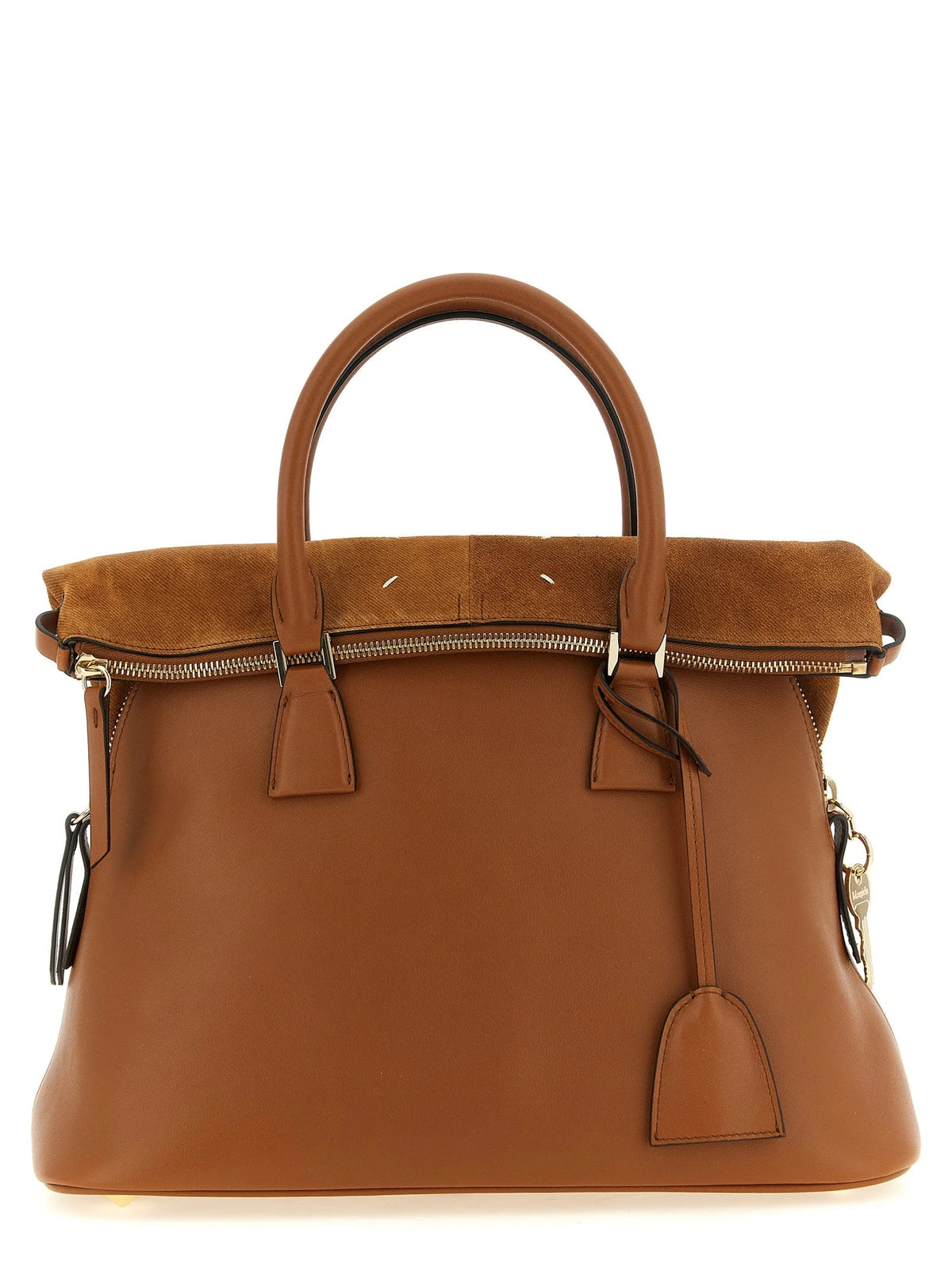 Maison Margiela Brown Calfskin Shoulder Bag