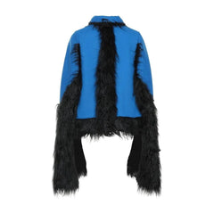 Maison Margiela Faux Fur Trimmed Cape Jacket - Capes