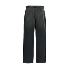 Maison Margiela Gray Cotton Casual Pants