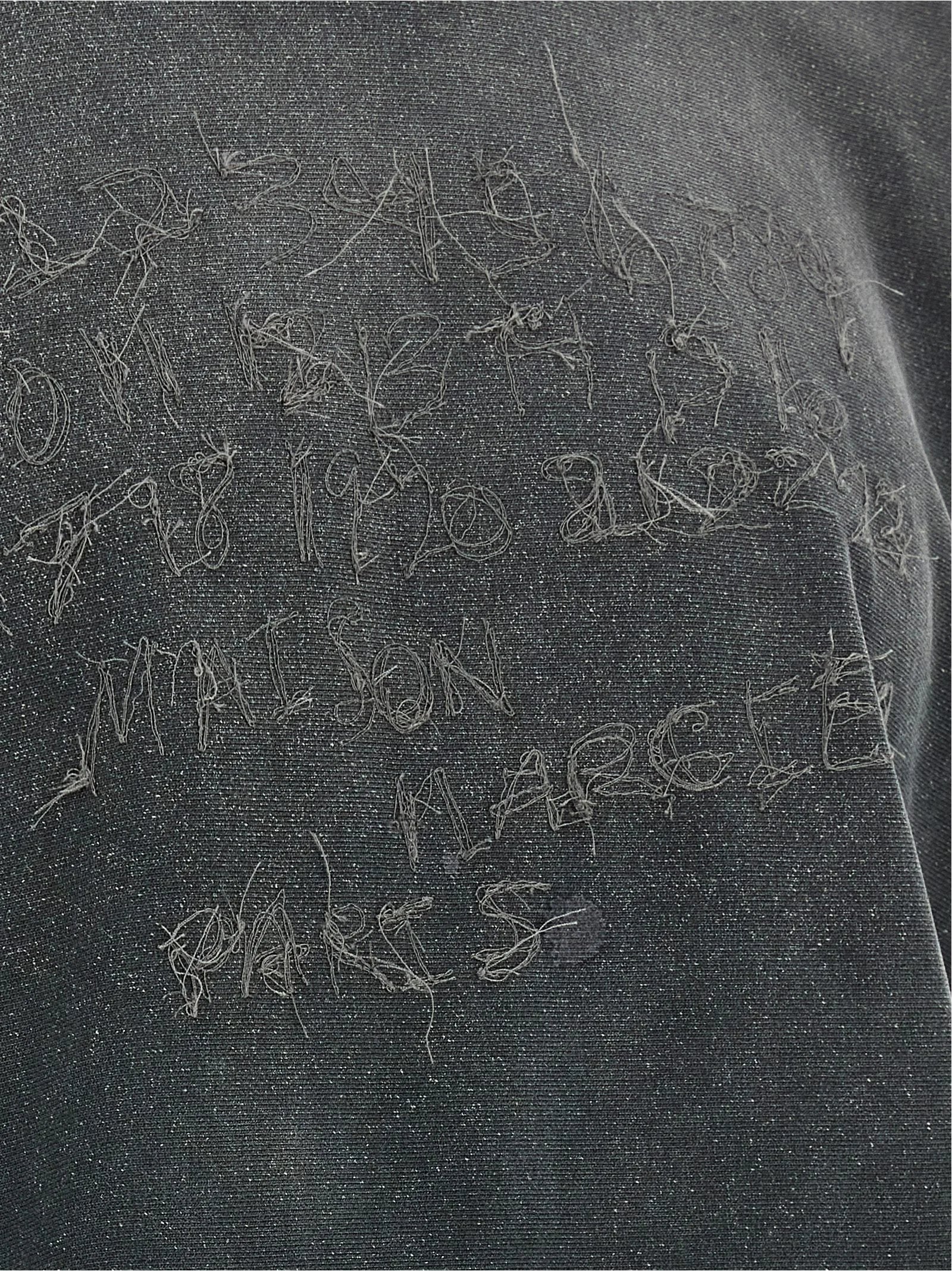 Maison Margiela Gray Cotton Hoodie