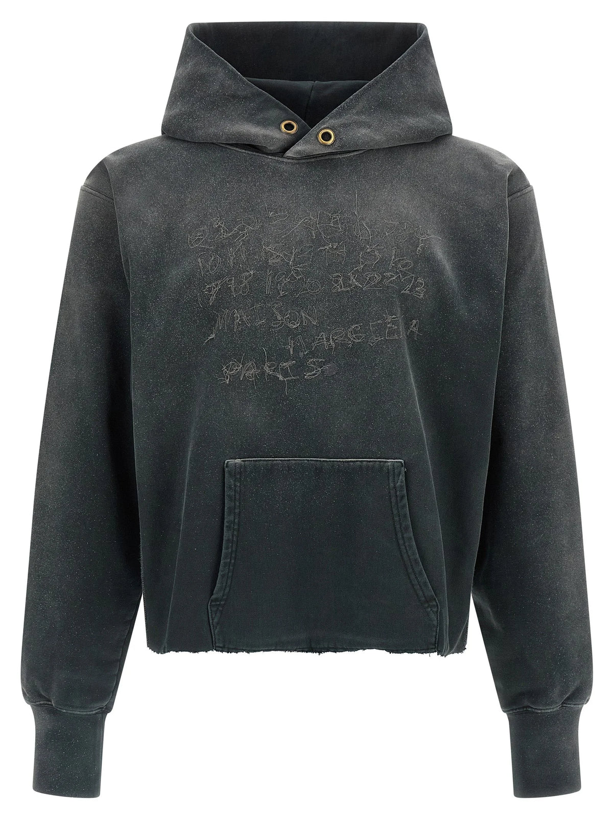 Maison Margiela Gray Cotton Hoodie