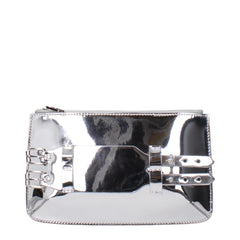 Maison Margiela Gray Leather Clutch Bag