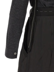 Maison Margiela Gray Virgin Wool Midi Dress