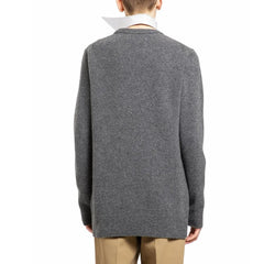 Maison Margiela Gray Wool Sweatshirt - M