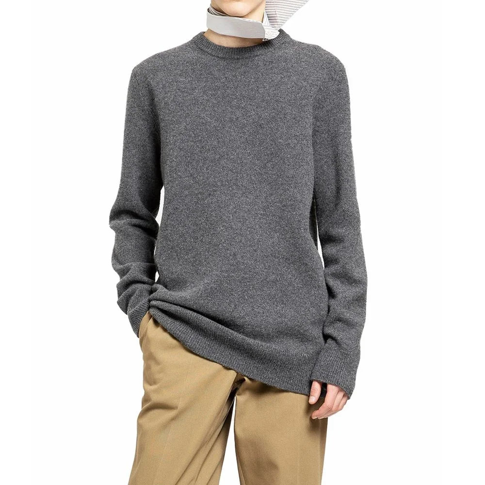 Maison Margiela Gray Wool Sweatshirt - M