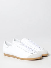 Maison Margiela Low Featherlight Leather And Suede Sneakers - Sneakers