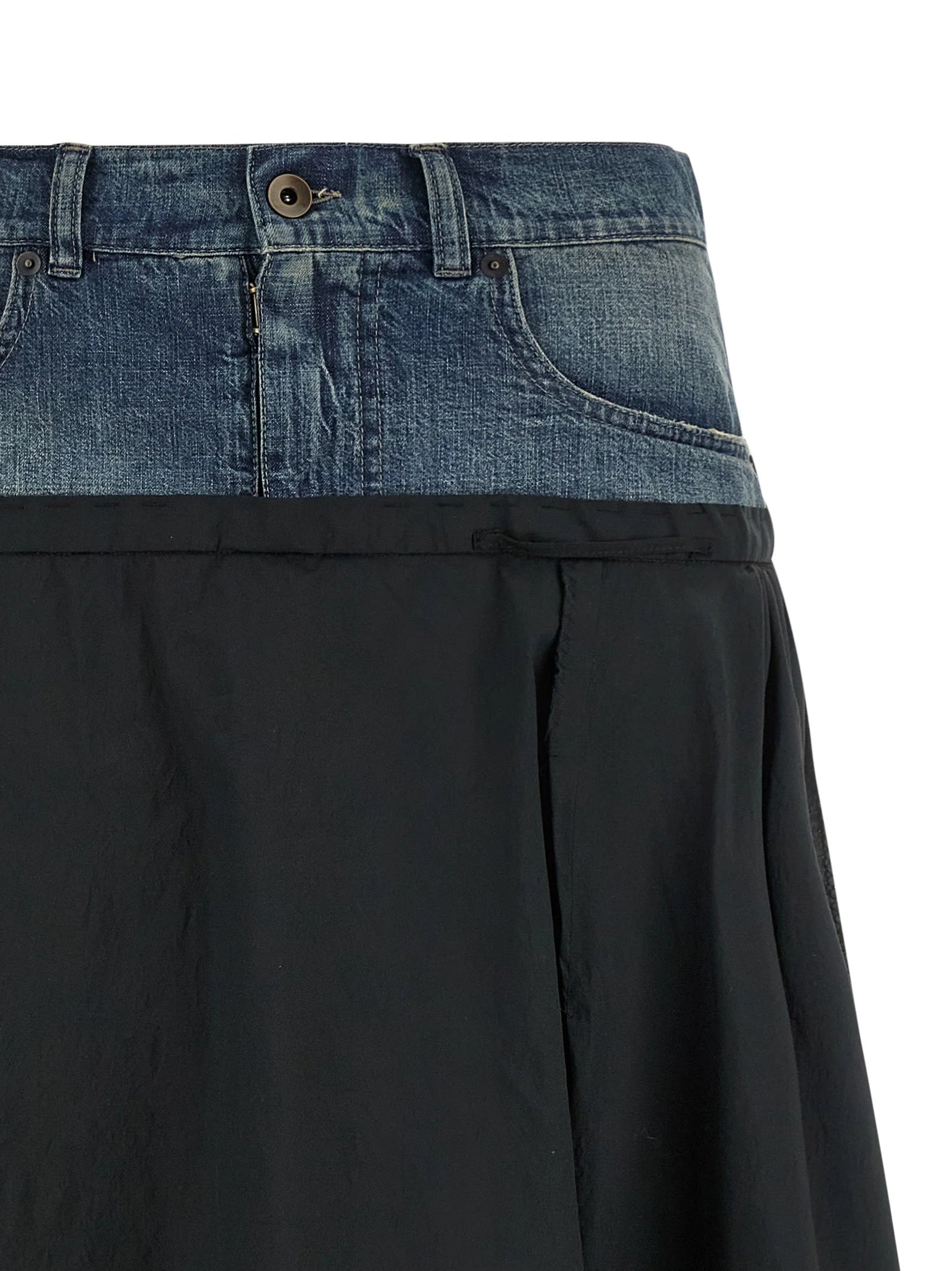 Maison Margiela Multicolor Polyester Midi Skirt - IT40