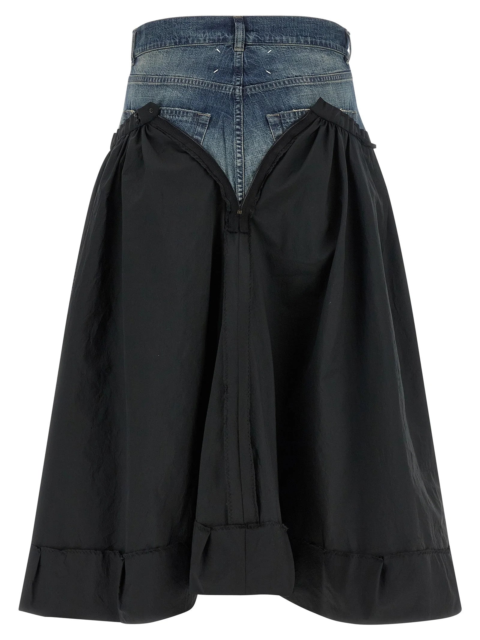 Maison Margiela Multicolor Polyester Midi Skirt - IT40