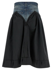 Maison Margiela Multicolor Polyester Midi Skirt - IT40