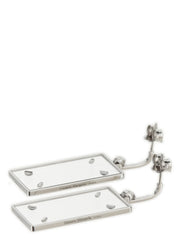 Maison Margiela Silver Brass Earrings - One Size