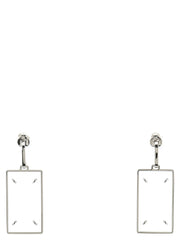 Maison Margiela Silver Brass Earrings - One Size