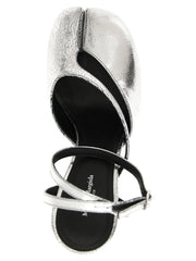 Maison Margiela Silver Calfskin High Heel Pumps - EU38/US8