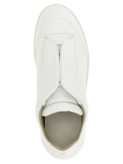 Maison Margiela White Calfskin Low Top Sneakers