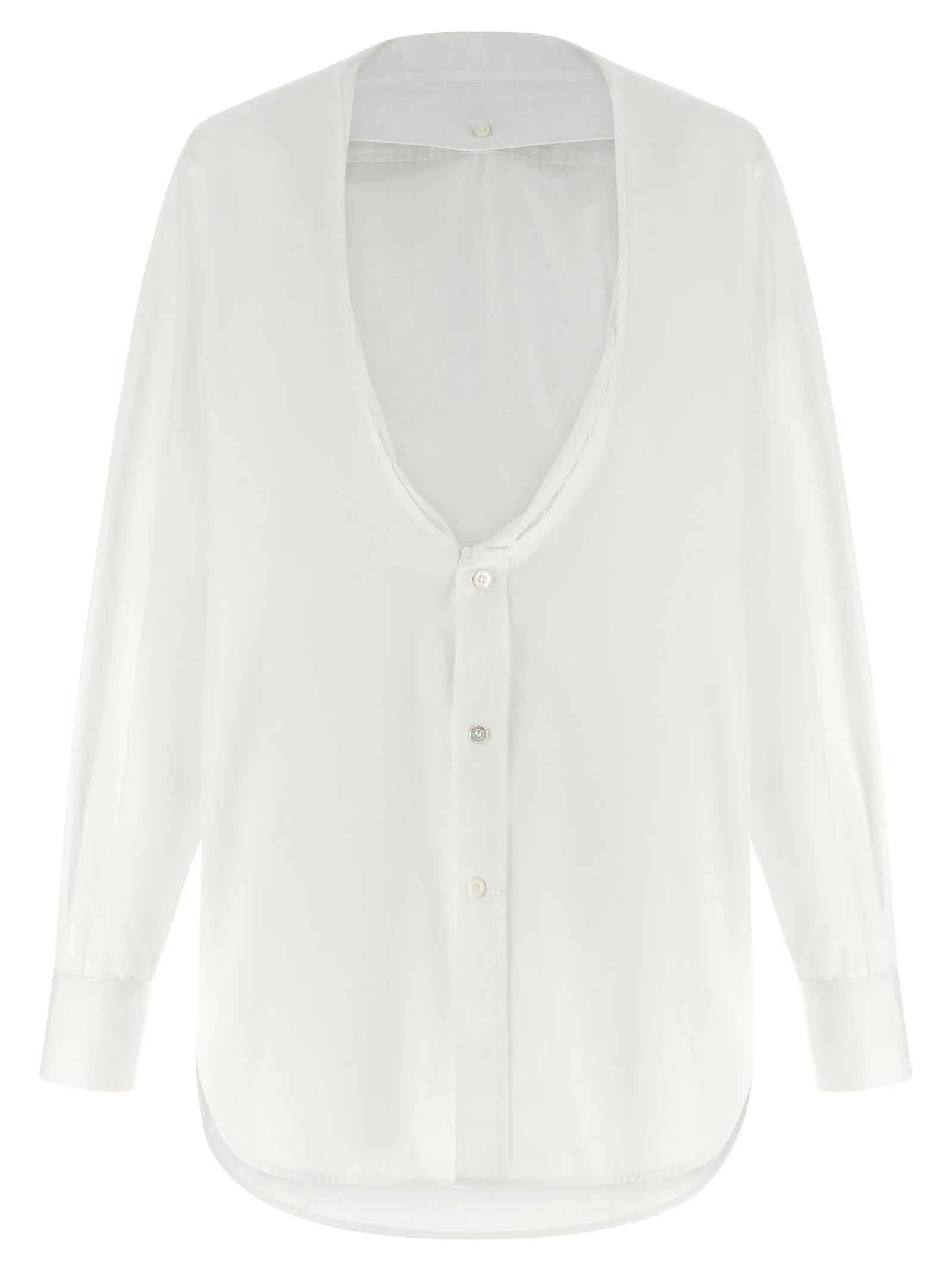Maison Margiela White Cotton Blouse