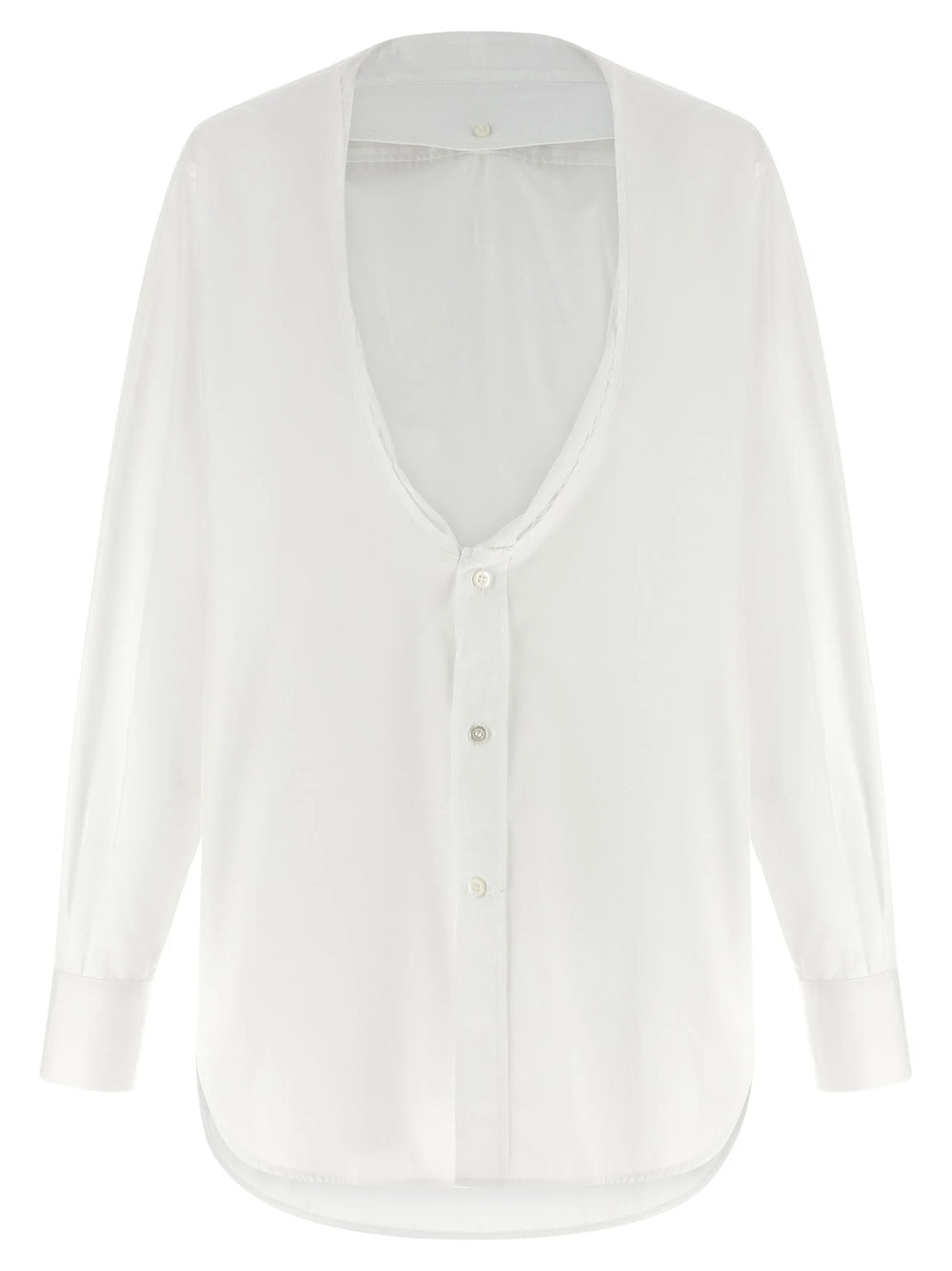 Maison Margiela White Cotton Blouse