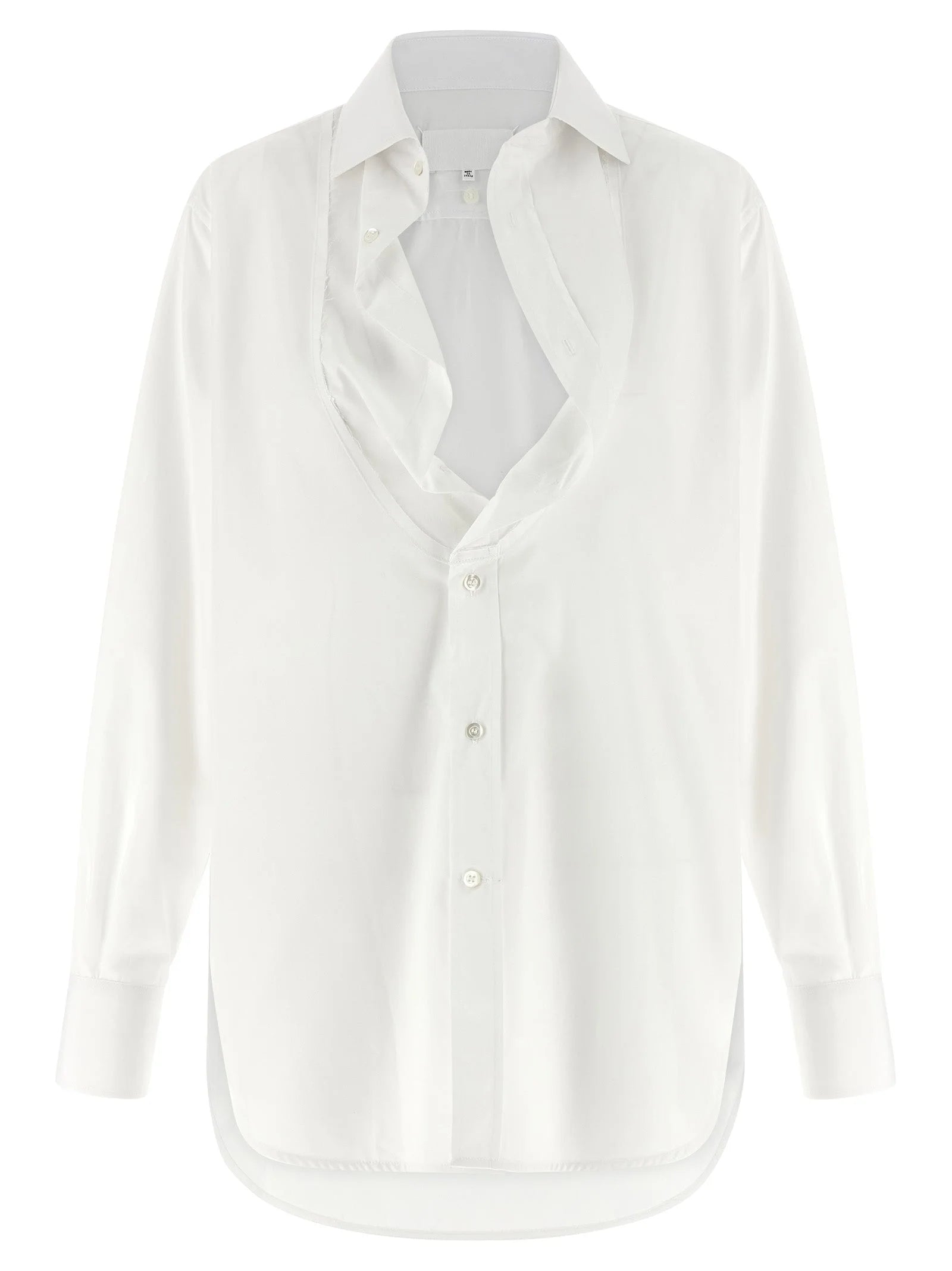 Maison Margiela White Cotton Blouse