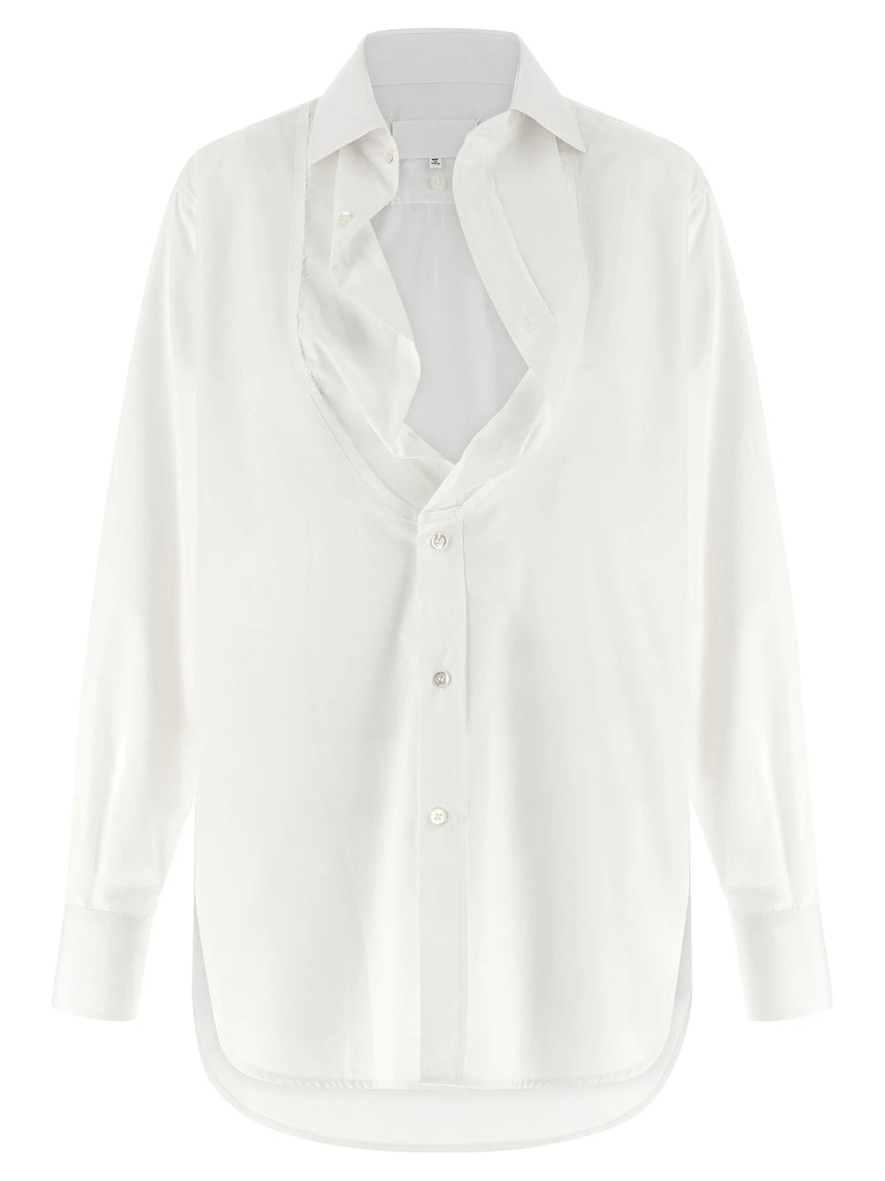 Maison Margiela White Cotton Blouse