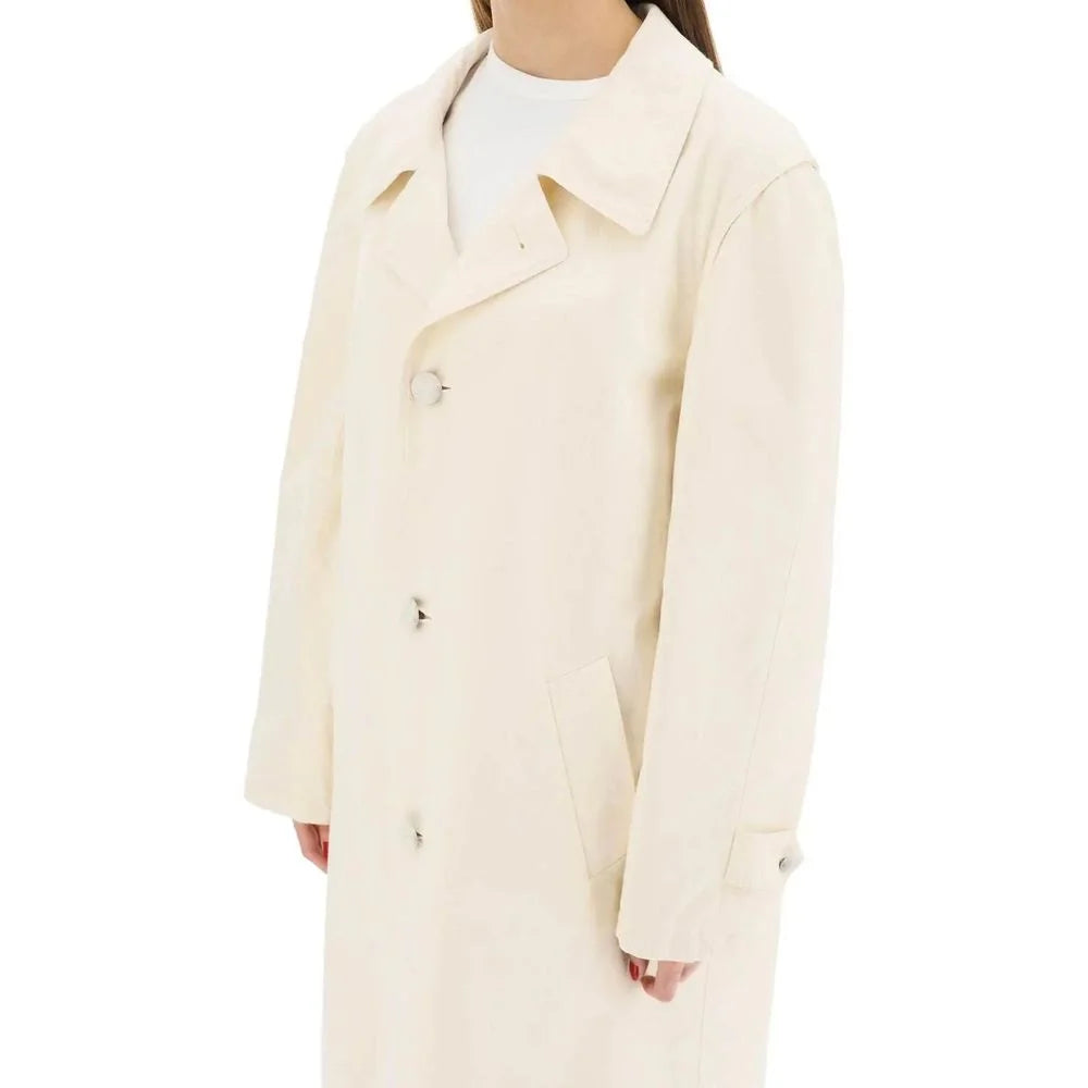 Maison Margiela White Cotton Coat - 40