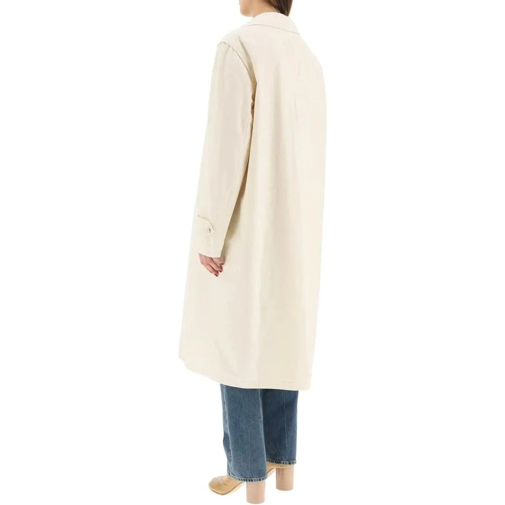 Maison Margiela White Cotton Coat - 40