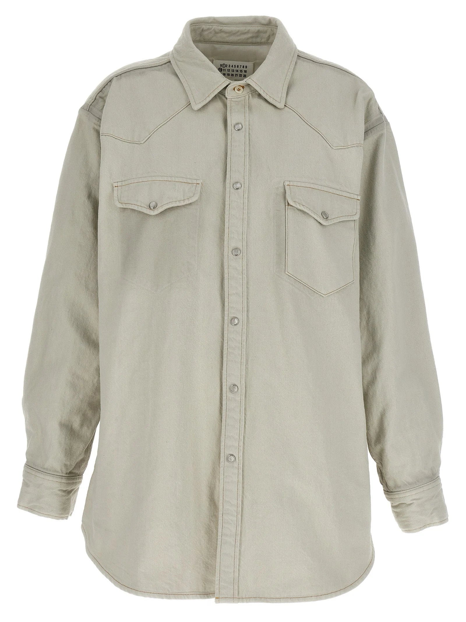Maison Margiela White Cotton Denim Jacket