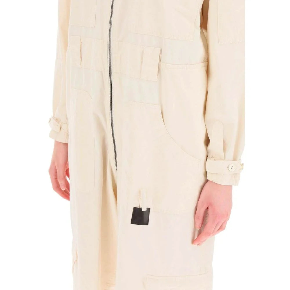 Maison Margiela White Cotton Jumpsuit - 40