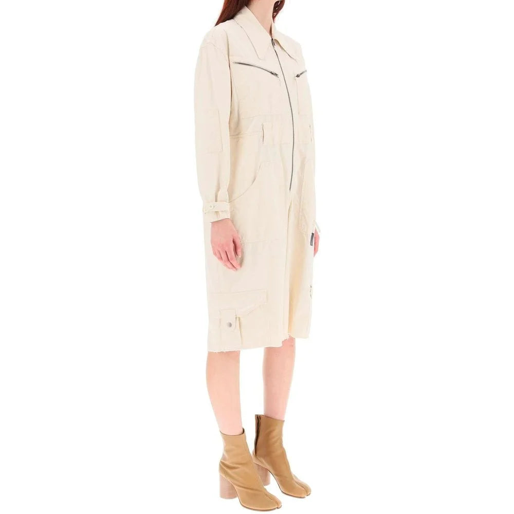 Maison Margiela White Cotton Jumpsuit - 40