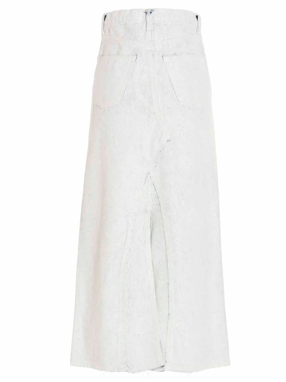 Maison Margiela White Cotton Mini Skirt