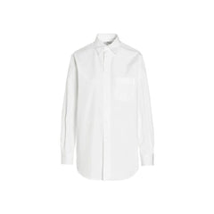 Maison Margiela Bílé Bavlněné Košile - 38