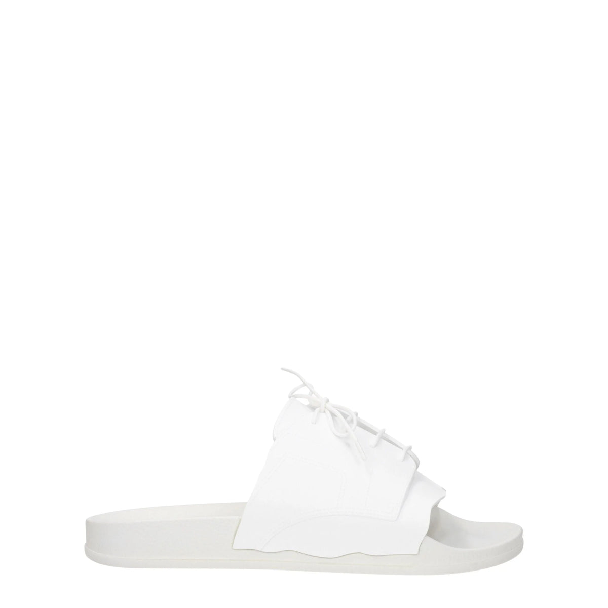 Maison Margiela White Cotton Slippers Sandals