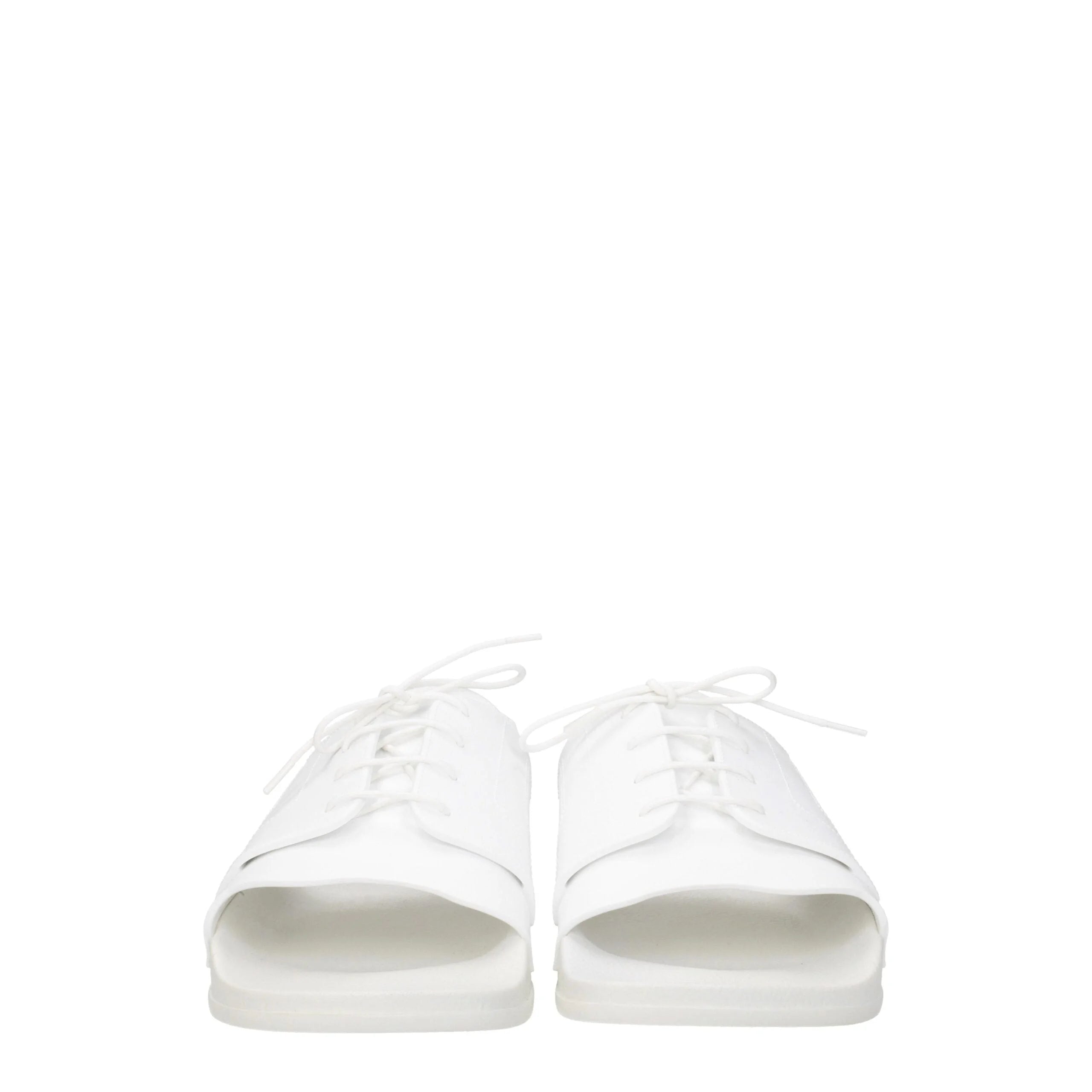 Maison Margiela White Cotton Slippers Sandals - Sandals